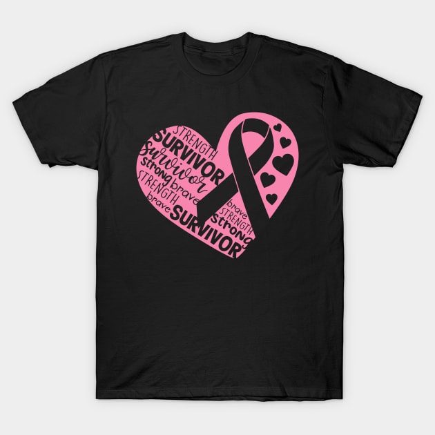 breast cancer survivor T-Shirt by CrankyTees